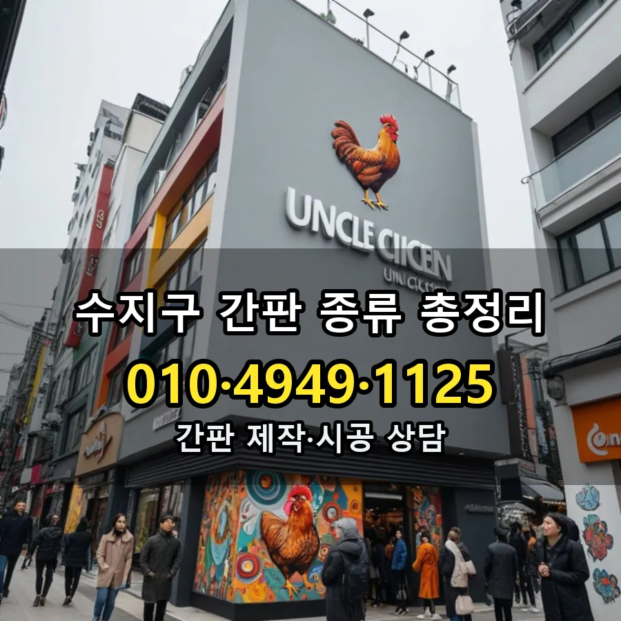 간판 종류 총정리 제작·시공 모습